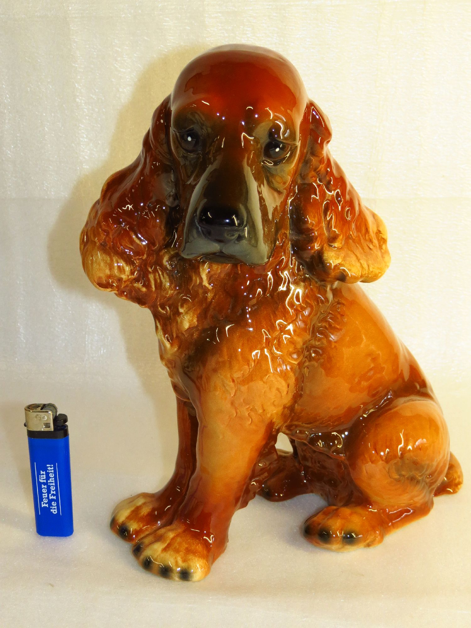 Große Goebel Figur Porzellan Hund Cocker Spaniel. 28cm eBay